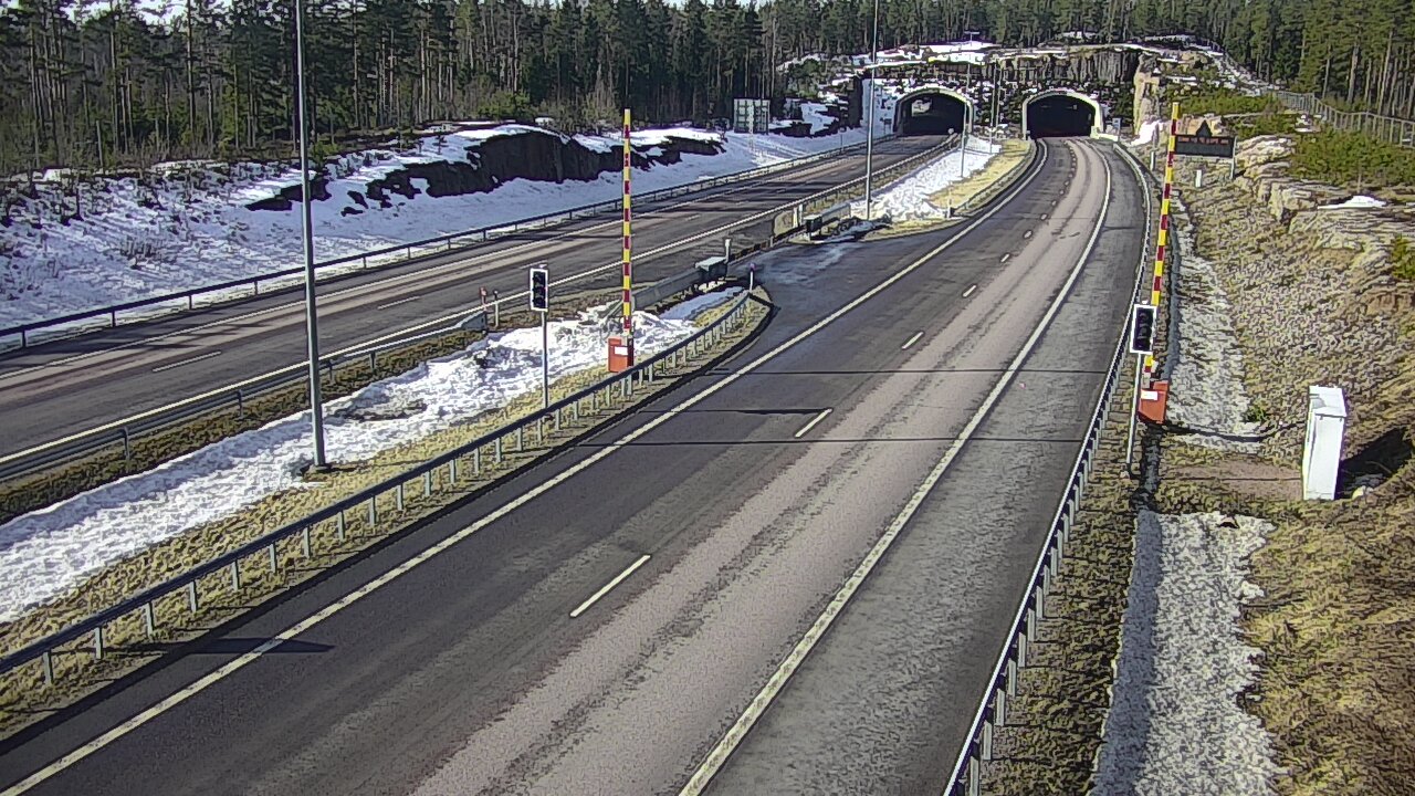 Kelikamerat Kuva Tie 7 Virolahti, Vaalimaan tunneli, puomi itä, Virolahti, Kymenlaakso