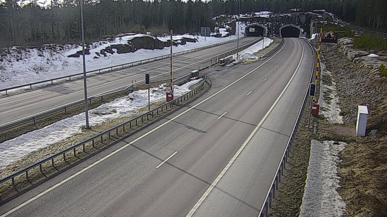 Kelikamerat Kuva Tie 7 Virolahti, Vaalimaan tunneli, puomi itä, Virolahti, Kymenlaakso