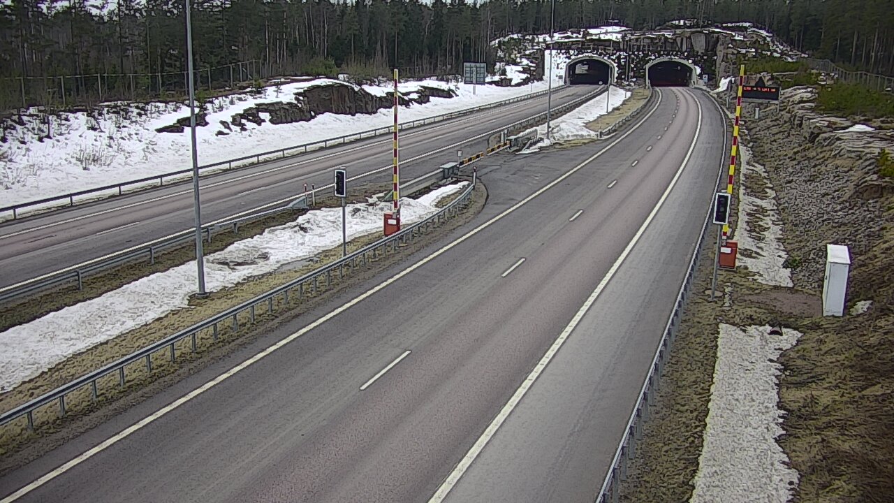 Kelikamerat Kuva Tie 7 Virolahti, Vaalimaan tunneli, puomi itä, Virolahti, Kymenlaakso