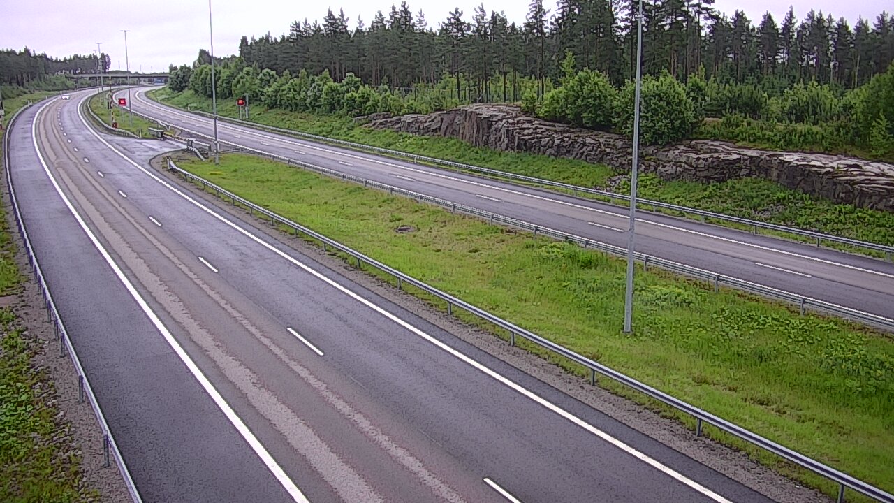 Weather Camera Image Väg 7 Vederlax, Vaalimaan tunneli, suuaukko öst, Virolahti, Kymenlaakso