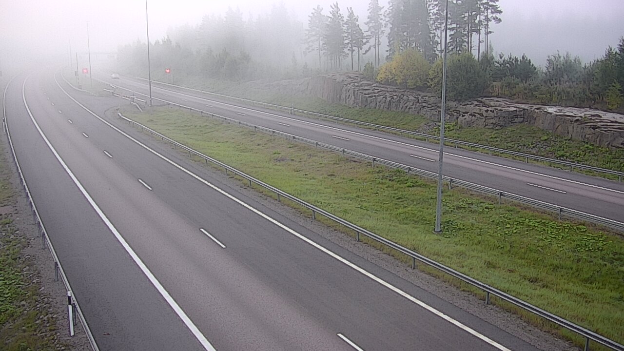 Weather Camera Image Road 7 Virolahti, Vaalimaan tunneli, suuaukko west, Virolahti, Kymenlaakso