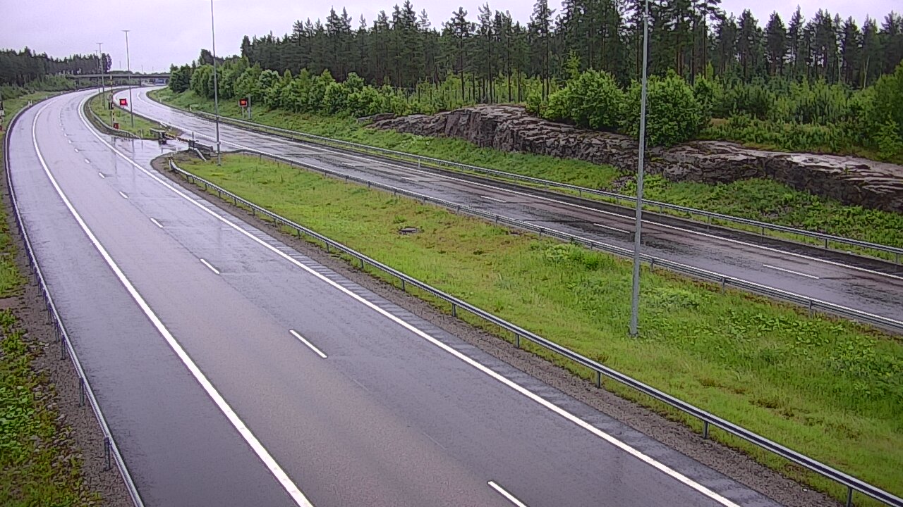 Weather Camera Image Väg 7 Vederlax, Vaalimaan tunneli, suuaukko öst, Virolahti, Kymenlaakso