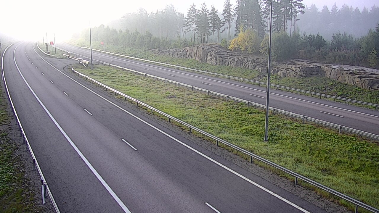 Weather Camera Image Road 7 Virolahti, Vaalimaan tunneli, suuaukko west, Virolahti, Kymenlaakso
