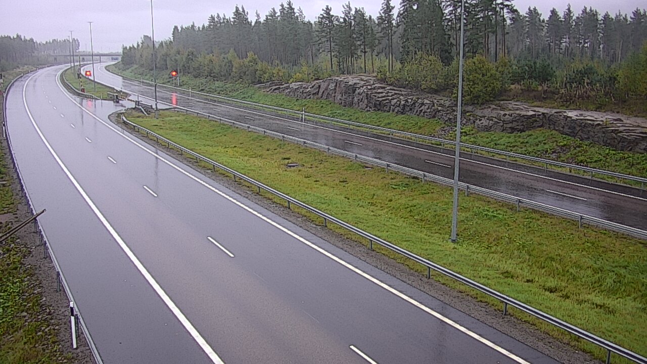 Weather Camera Image Road 7 Virolahti, Vaalimaan tunneli, suuaukko west, Virolahti, Kymenlaakso
