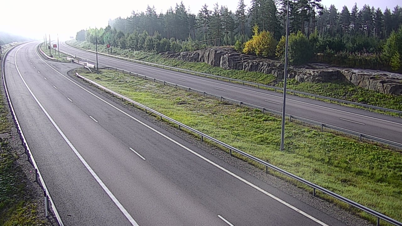 Weather Camera Image Road 7 Virolahti, Vaalimaan tunneli, suuaukko west, Virolahti, Kymenlaakso