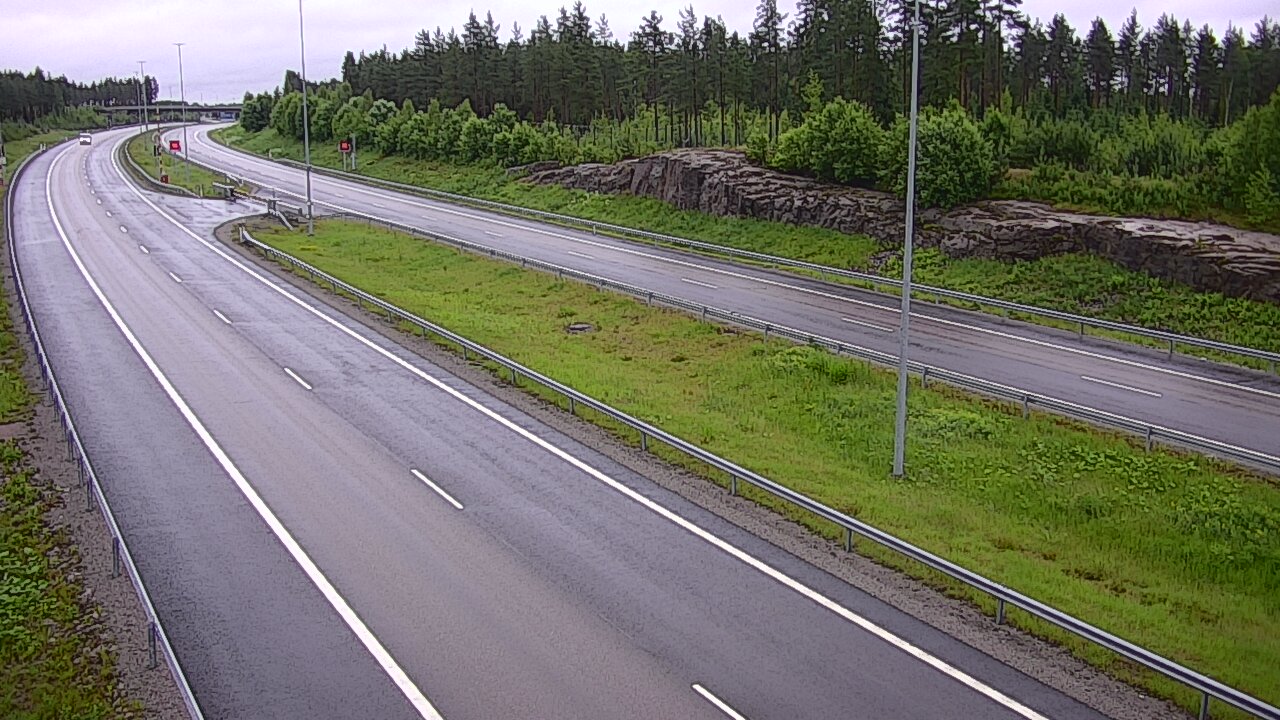 Weather Camera Image Väg 7 Vederlax, Vaalimaan tunneli, suuaukko öst, Virolahti, Kymenlaakso
