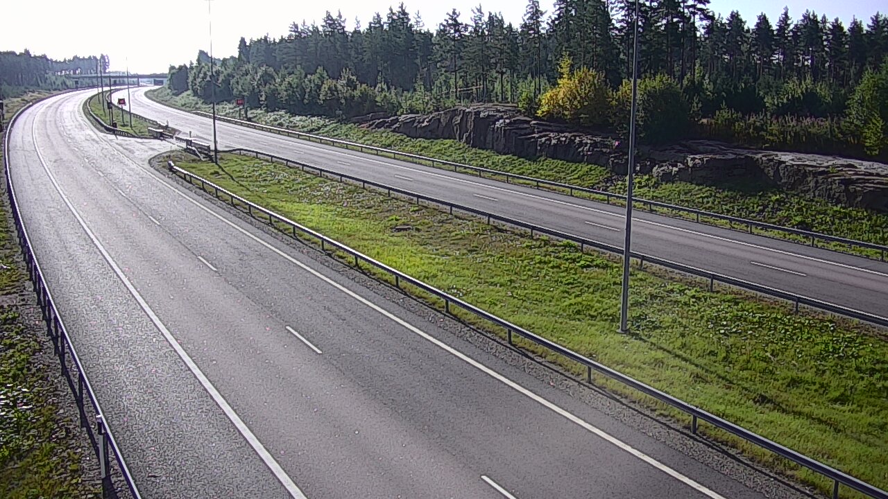 Weather Camera Image Road 7 Virolahti, Vaalimaan tunneli, suuaukko west, Virolahti, Kymenlaakso