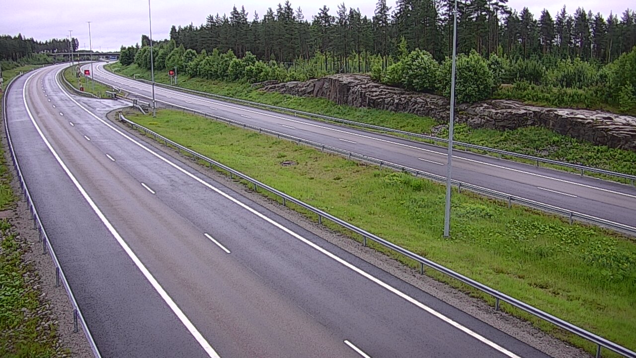 Weather Camera Image Väg 7 Vederlax, Vaalimaan tunneli, suuaukko öst, Virolahti, Kymenlaakso