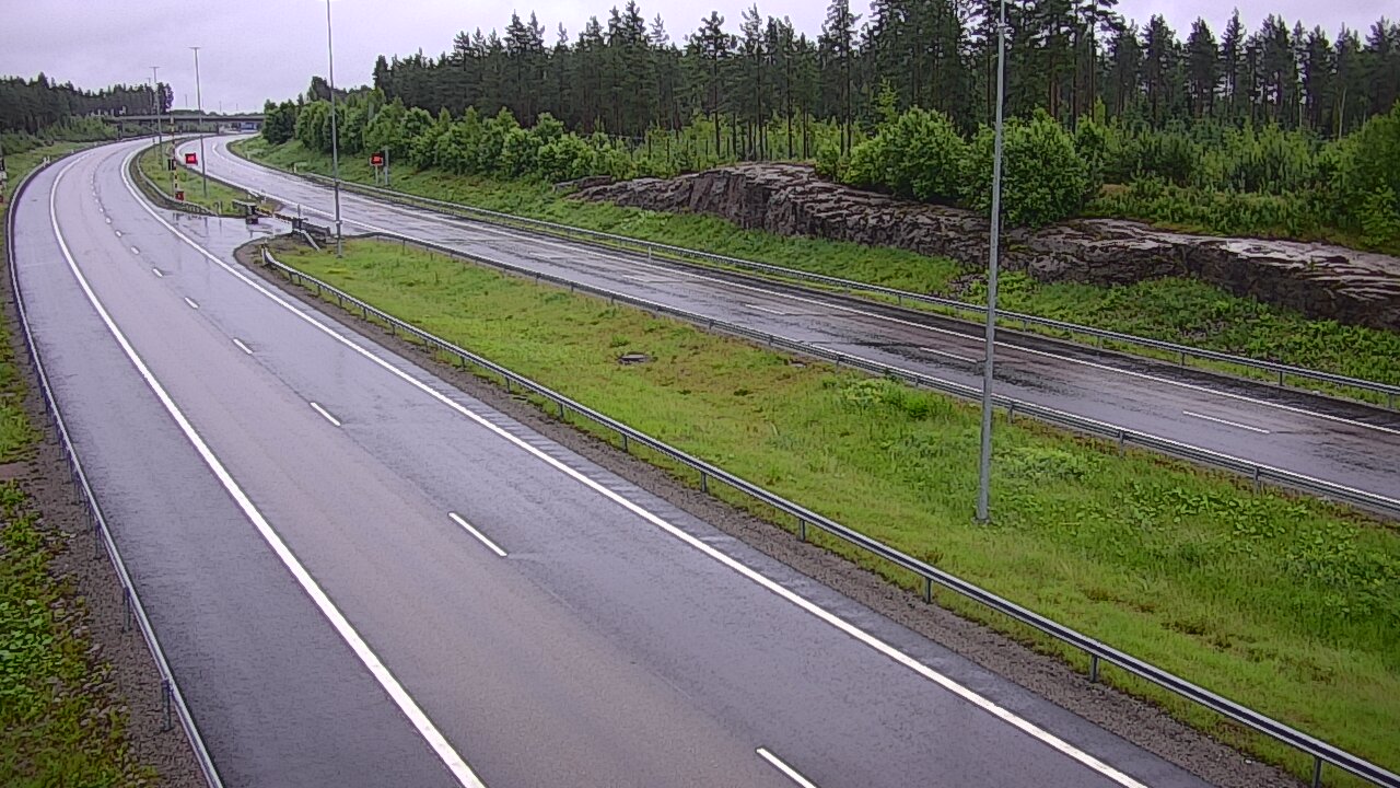 Weather Camera Image Väg 7 Vederlax, Vaalimaan tunneli, suuaukko öst, Virolahti, Kymenlaakso