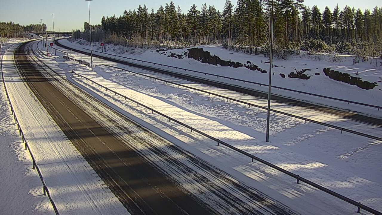 Weather Camera Image Väg 7 Vederlax, Vaalimaan tunneli, suuaukko öst, Virolahti, Kymenlaakso