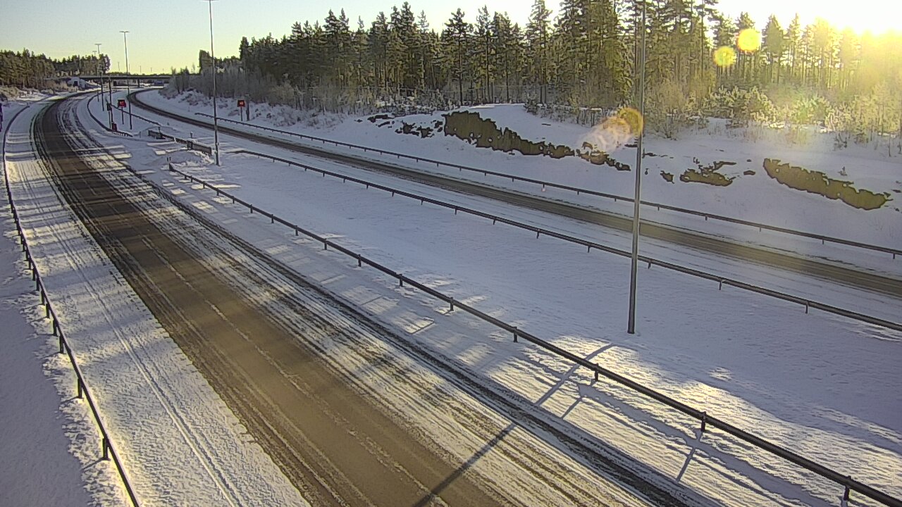 Weather Camera Image Väg 7 Vederlax, Vaalimaan tunneli, suuaukko öst, Virolahti, Kymenlaakso