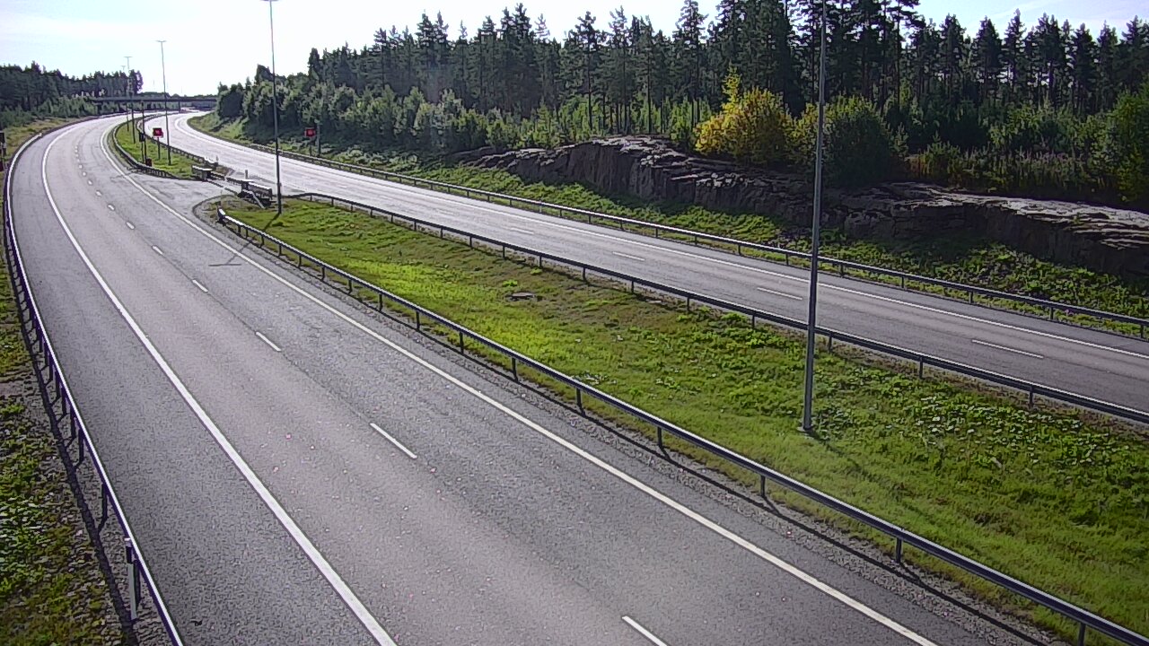 Weather Camera Image Road 7 Virolahti, Vaalimaan tunneli, suuaukko west, Virolahti, Kymenlaakso