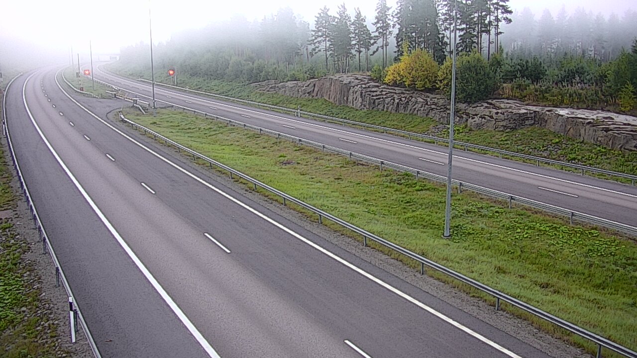 Weather Camera Image Road 7 Virolahti, Vaalimaan tunneli, suuaukko west, Virolahti, Kymenlaakso