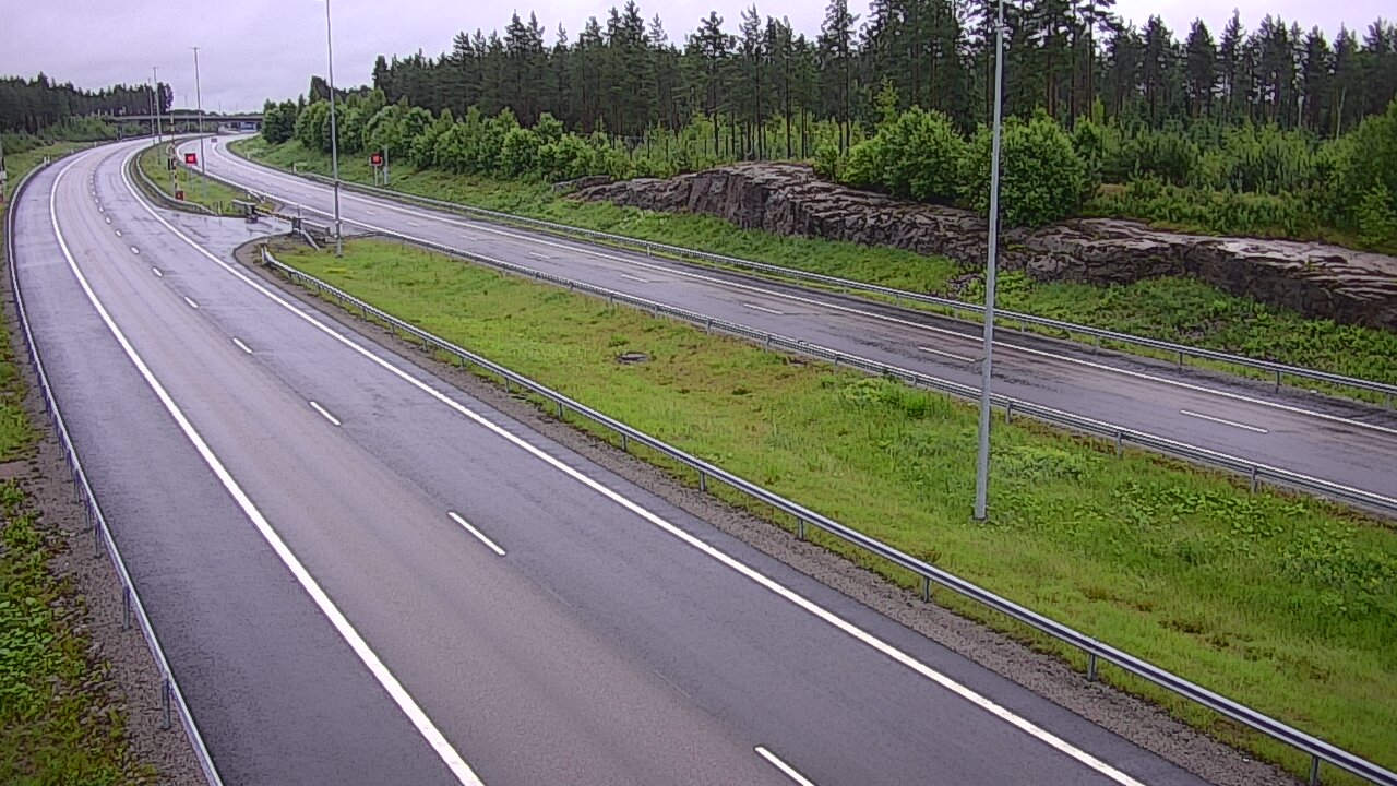 Weather Camera Image Väg 7 Vederlax, Vaalimaan tunneli, suuaukko öst, Virolahti, Kymenlaakso