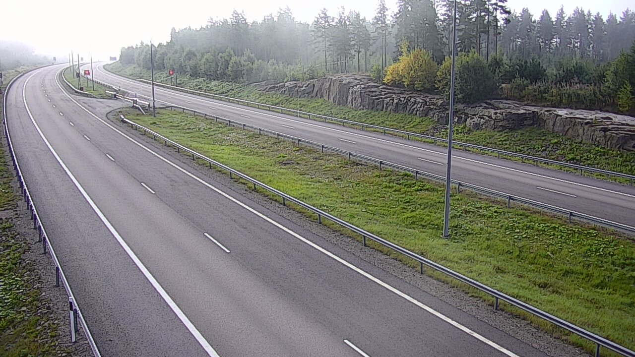 Weather Camera Image Road 7 Virolahti, Vaalimaan tunneli, suuaukko west, Virolahti, Kymenlaakso