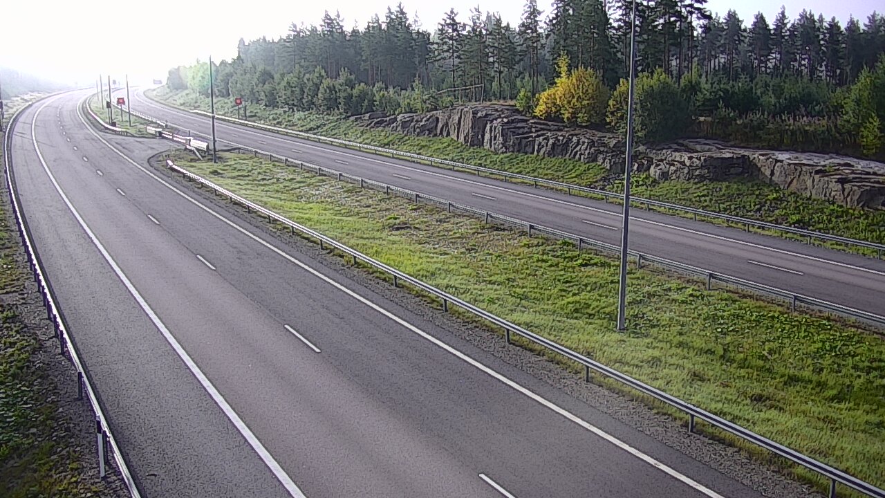 Weather Camera Image Road 7 Virolahti, Vaalimaan tunneli, suuaukko west, Virolahti, Kymenlaakso