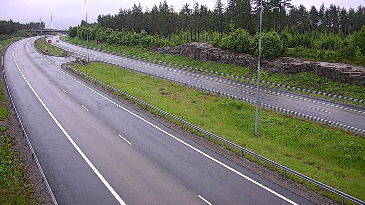 Weather Camera Image Väg 7 Vederlax, Vaalimaan tunneli, suuaukko öst, Virolahti, Kymenlaakso