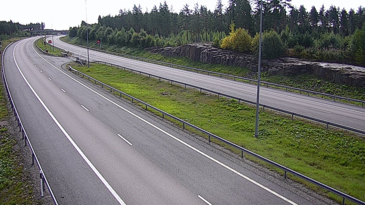 Weather Camera Image Road 7 Virolahti, Vaalimaan tunneli, suuaukko west, Virolahti, Kymenlaakso