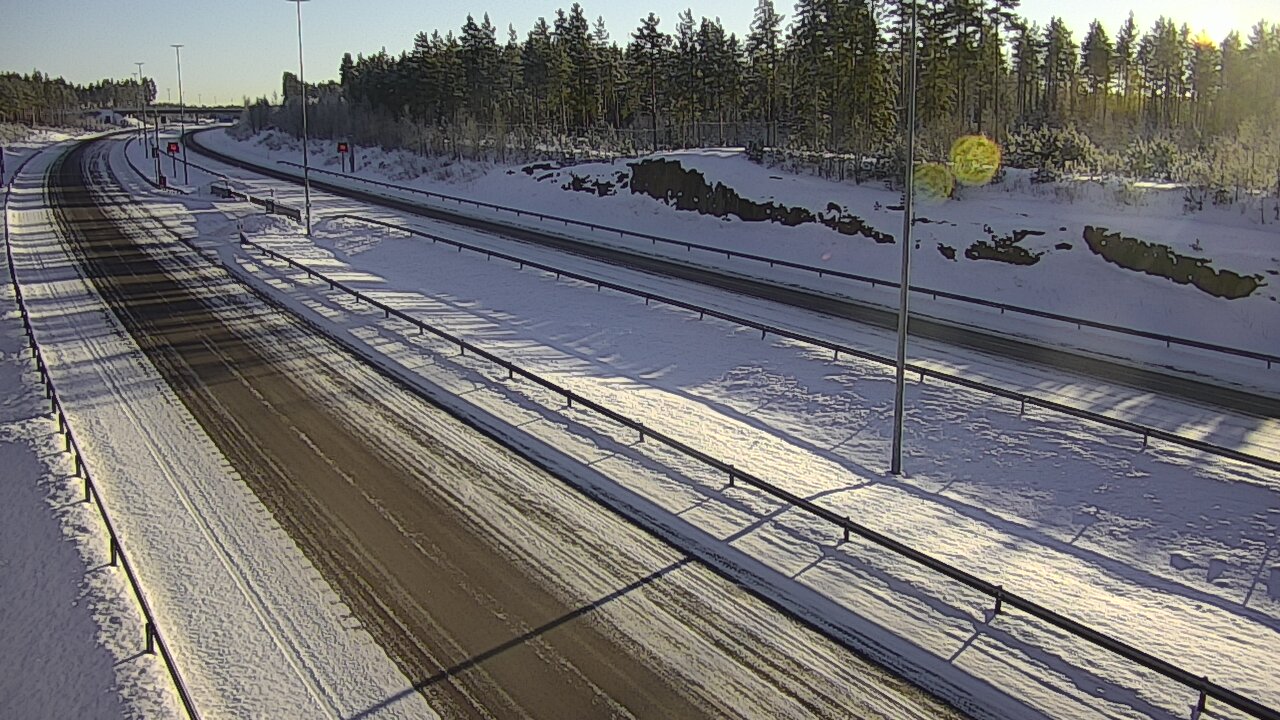 Weather Camera Image Väg 7 Vederlax, Vaalimaan tunneli, suuaukko öst, Virolahti, Kymenlaakso