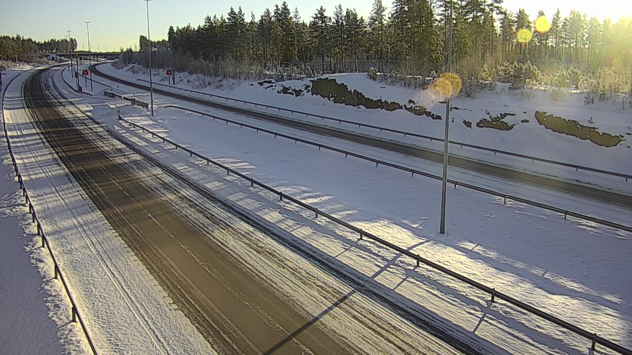 Weather Camera Image Väg 7 Vederlax, Vaalimaan tunneli, suuaukko öst, Virolahti, Kymenlaakso