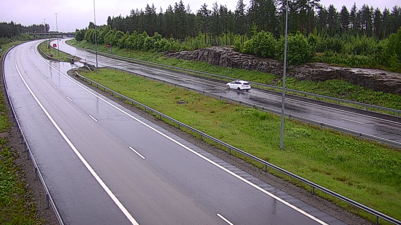 Weather Camera Image Väg 7 Vederlax, Vaalimaan tunneli, suuaukko öst, Virolahti, Kymenlaakso