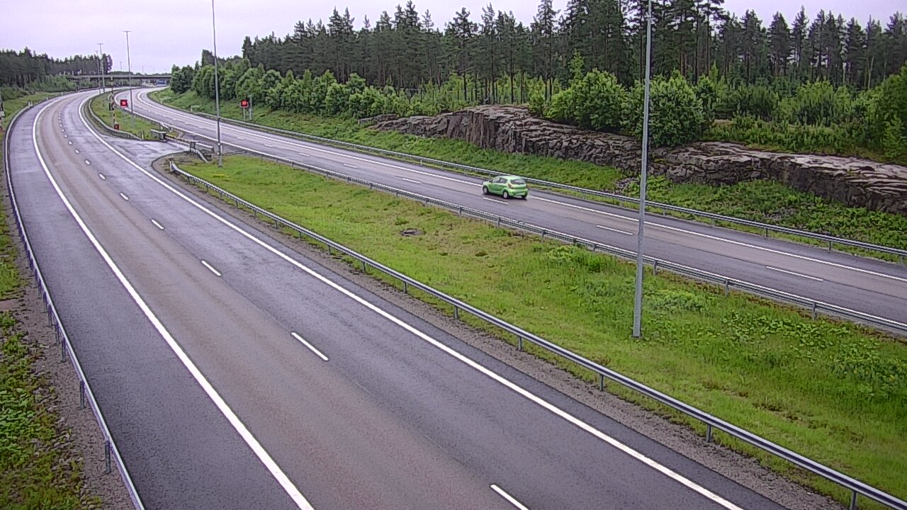 Weather Camera Image Väg 7 Vederlax, Vaalimaan tunneli, suuaukko öst, Virolahti, Kymenlaakso
