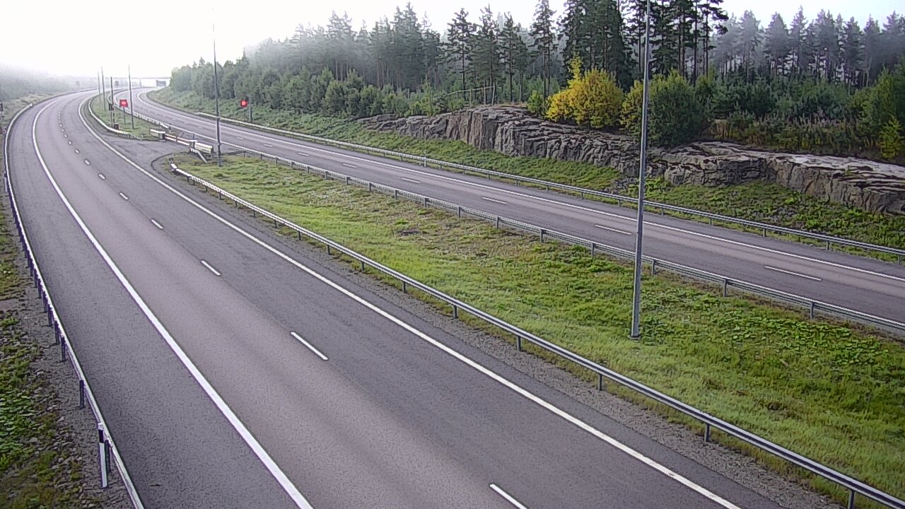 Weather Camera Image Road 7 Virolahti, Vaalimaan tunneli, suuaukko west, Virolahti, Kymenlaakso