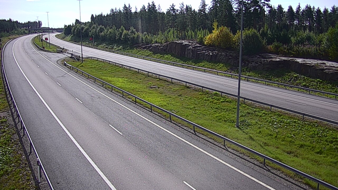 Weather Camera Image Road 7 Virolahti, Vaalimaan tunneli, suuaukko west, Virolahti, Kymenlaakso