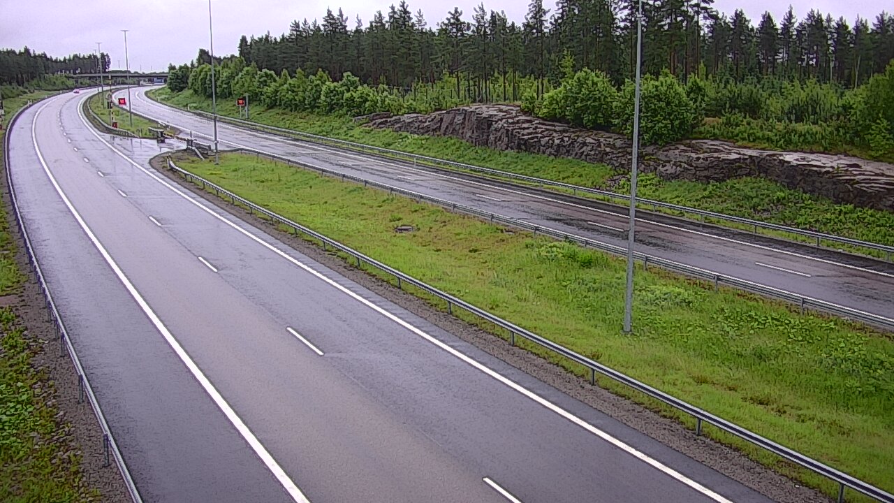Weather Camera Image Väg 7 Vederlax, Vaalimaan tunneli, suuaukko öst, Virolahti, Kymenlaakso