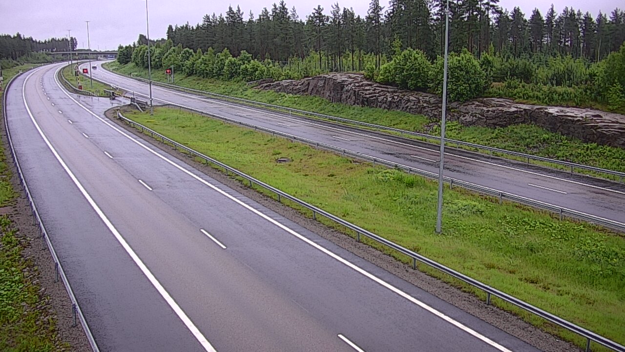 Weather Camera Image Väg 7 Vederlax, Vaalimaan tunneli, suuaukko öst, Virolahti, Kymenlaakso