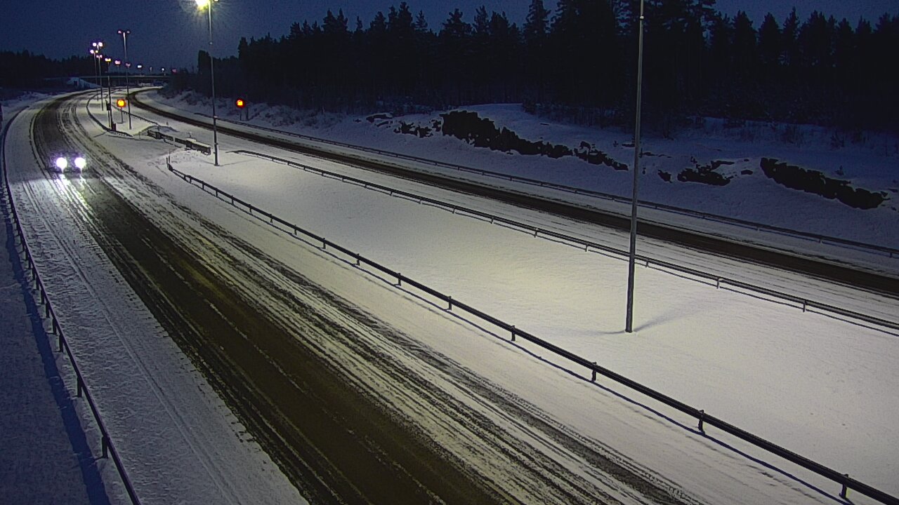 Weather Camera Image Väg 7 Vederlax, Vaalimaan tunneli, suuaukko öst, Virolahti, Kymenlaakso