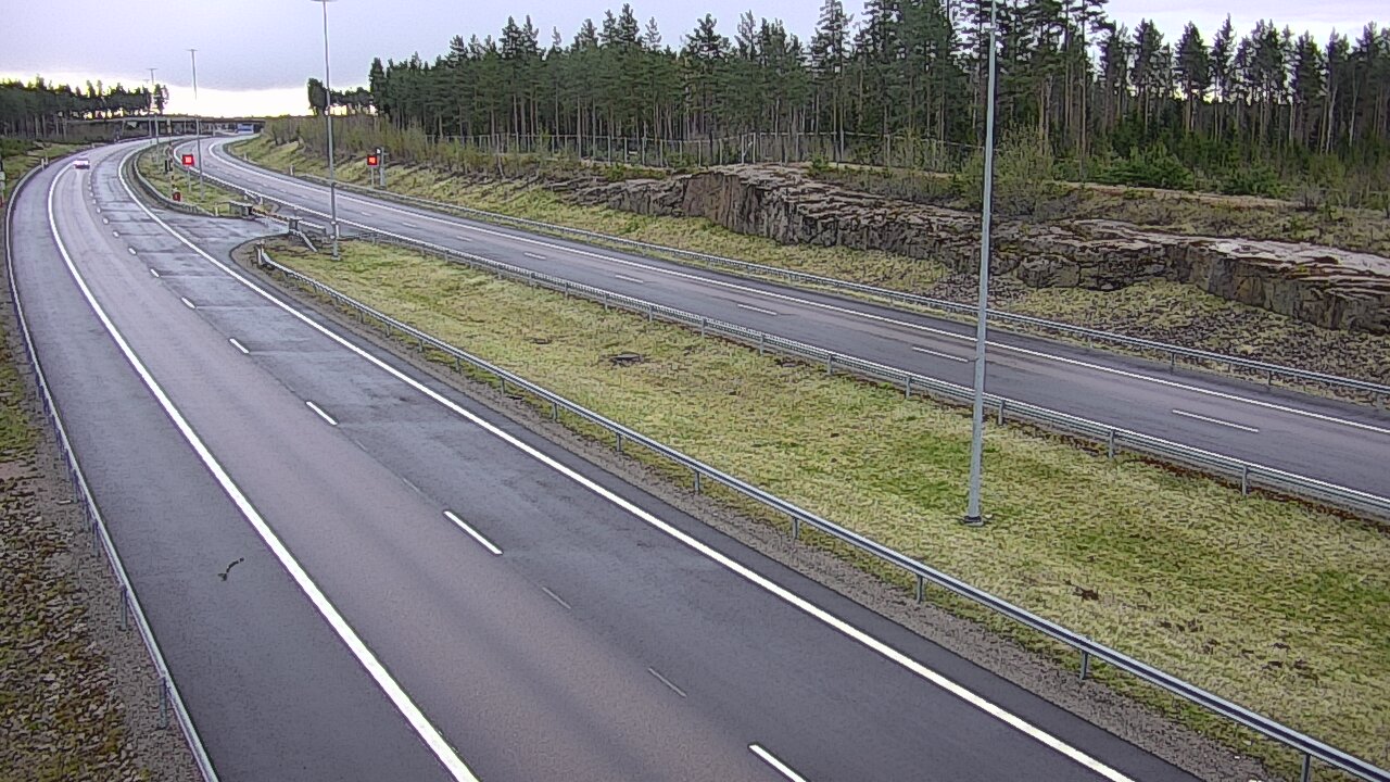Weather Camera Image Väg 7 Vederlax, Vaalimaan tunneli, suuaukko öst, Virolahti, Kymenlaakso