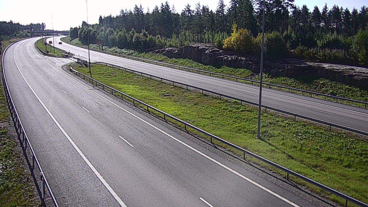 Weather Camera Image Road 7 Virolahti, Vaalimaan tunneli, suuaukko west, Virolahti, Kymenlaakso