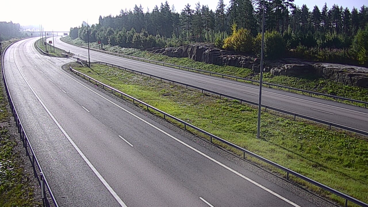 Weather Camera Image Road 7 Virolahti, Vaalimaan tunneli, suuaukko west, Virolahti, Kymenlaakso