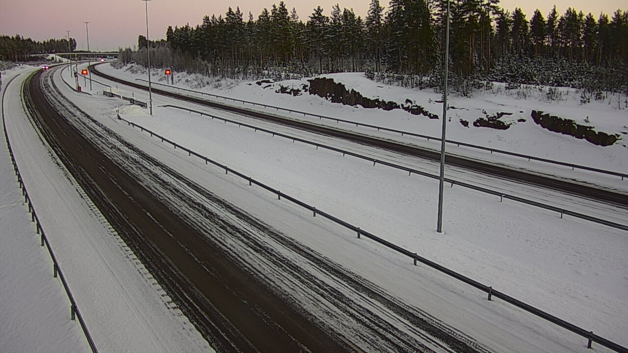 Weather Camera Image Väg 7 Vederlax, Vaalimaan tunneli, suuaukko öst, Virolahti, Kymenlaakso