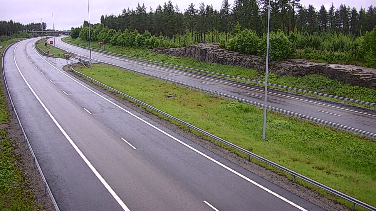 Weather Camera Image Väg 7 Vederlax, Vaalimaan tunneli, suuaukko öst, Virolahti, Kymenlaakso