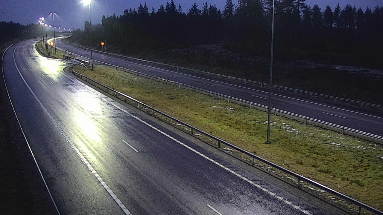 Weather Camera Image Väg 7 Vederlax, Vaalimaan tunneli, suuaukko öst, Virolahti, Kymenlaakso