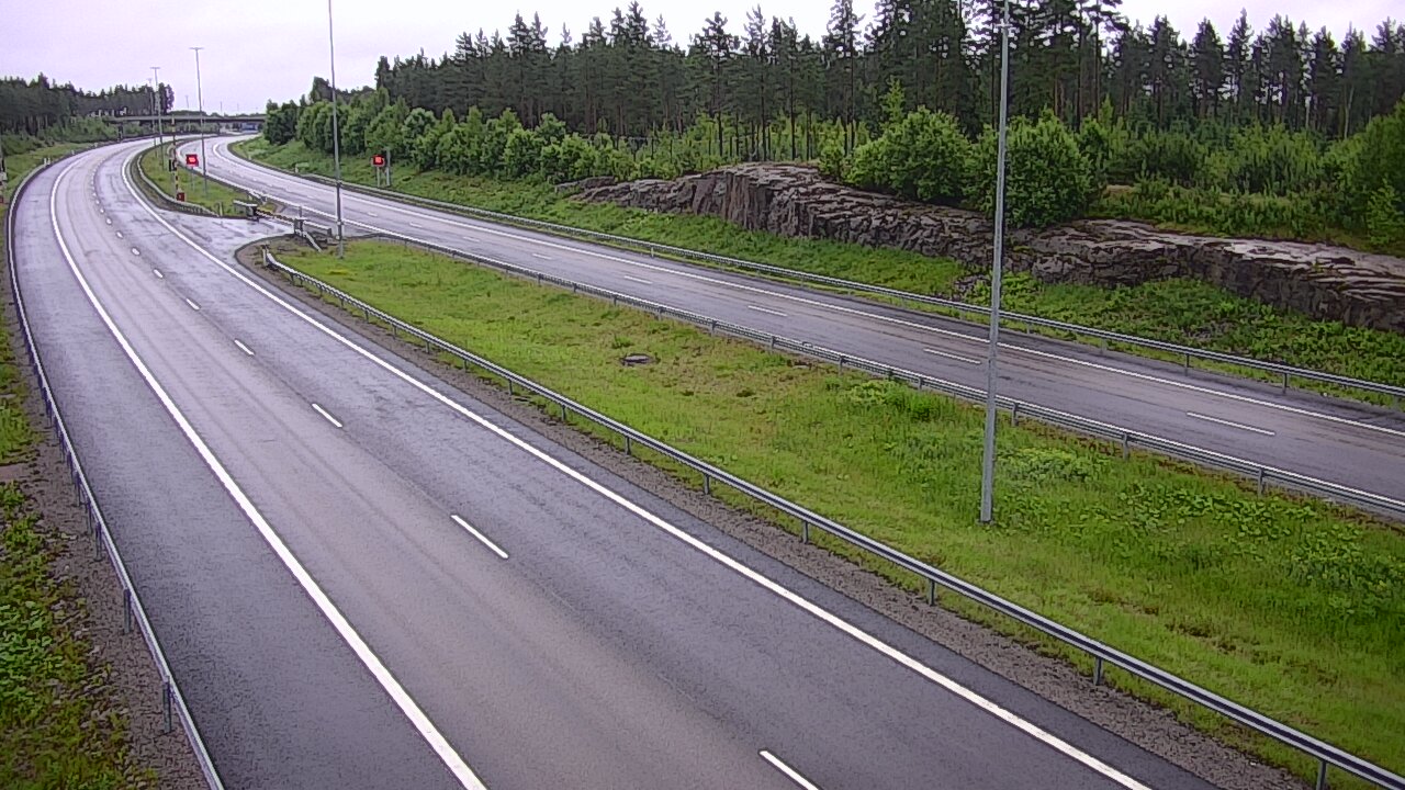 Weather Camera Image Väg 7 Vederlax, Vaalimaan tunneli, suuaukko öst, Virolahti, Kymenlaakso