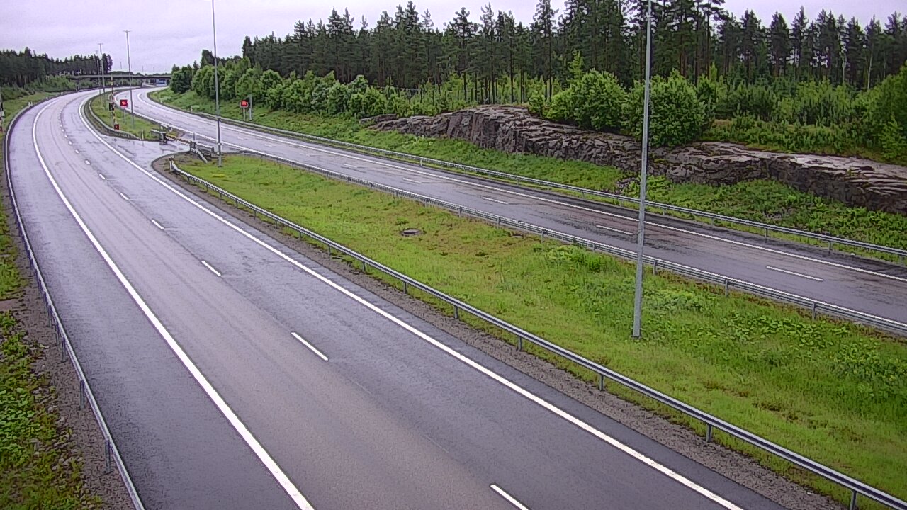 Weather Camera Image Väg 7 Vederlax, Vaalimaan tunneli, suuaukko öst, Virolahti, Kymenlaakso