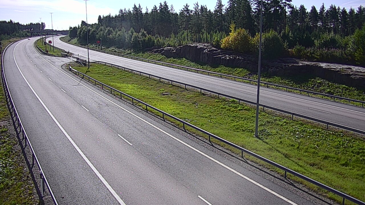 Weather Camera Image Road 7 Virolahti, Vaalimaan tunneli, suuaukko west, Virolahti, Kymenlaakso