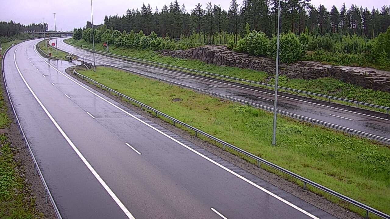 Weather Camera Image Väg 7 Vederlax, Vaalimaan tunneli, suuaukko öst, Virolahti, Kymenlaakso