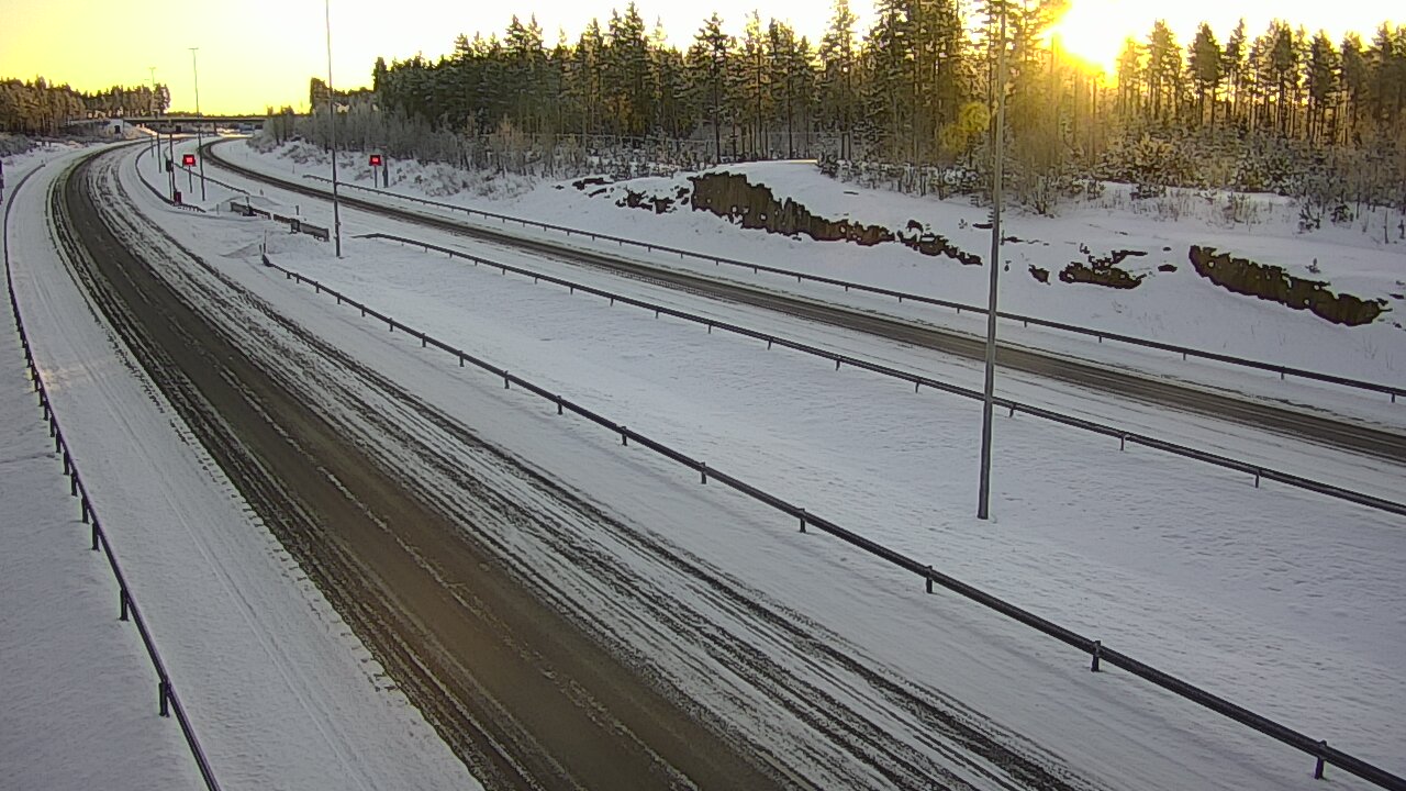 Weather Camera Image Väg 7 Vederlax, Vaalimaan tunneli, suuaukko öst, Virolahti, Kymenlaakso