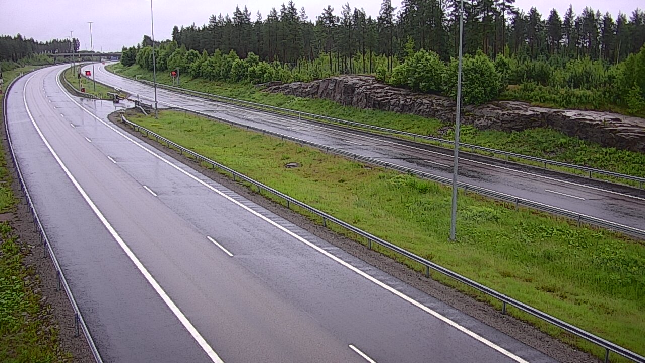 Weather Camera Image Väg 7 Vederlax, Vaalimaan tunneli, suuaukko öst, Virolahti, Kymenlaakso