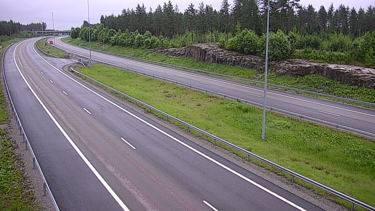 Weather Camera Image Väg 7 Vederlax, Vaalimaan tunneli, suuaukko öst, Virolahti, Kymenlaakso