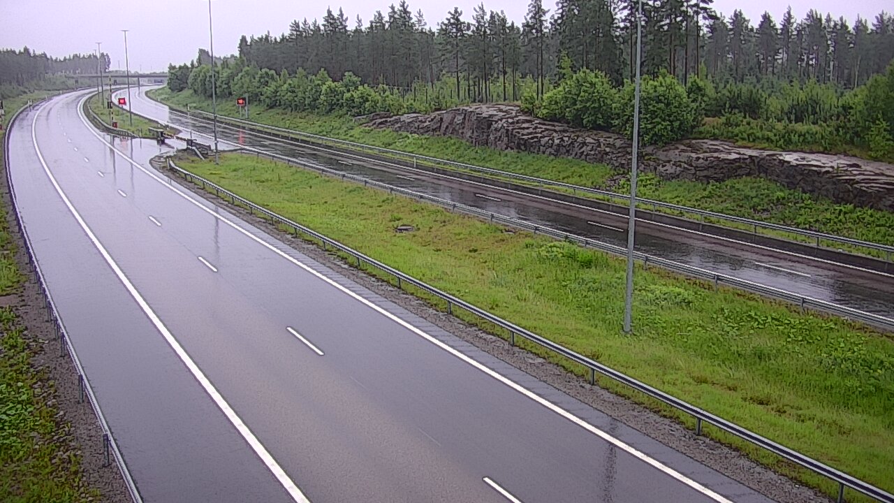 Weather Camera Image Väg 7 Vederlax, Vaalimaan tunneli, suuaukko öst, Virolahti, Kymenlaakso