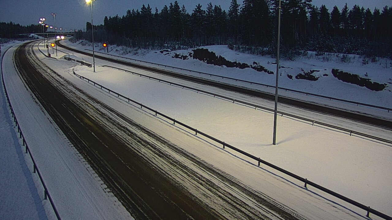 Weather Camera Image Väg 7 Vederlax, Vaalimaan tunneli, suuaukko öst, Virolahti, Kymenlaakso