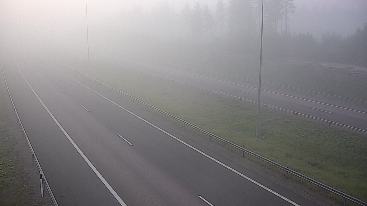 Weather Camera Image Road 7 Virolahti, Vaalimaan tunneli, suuaukko west, Virolahti, Kymenlaakso