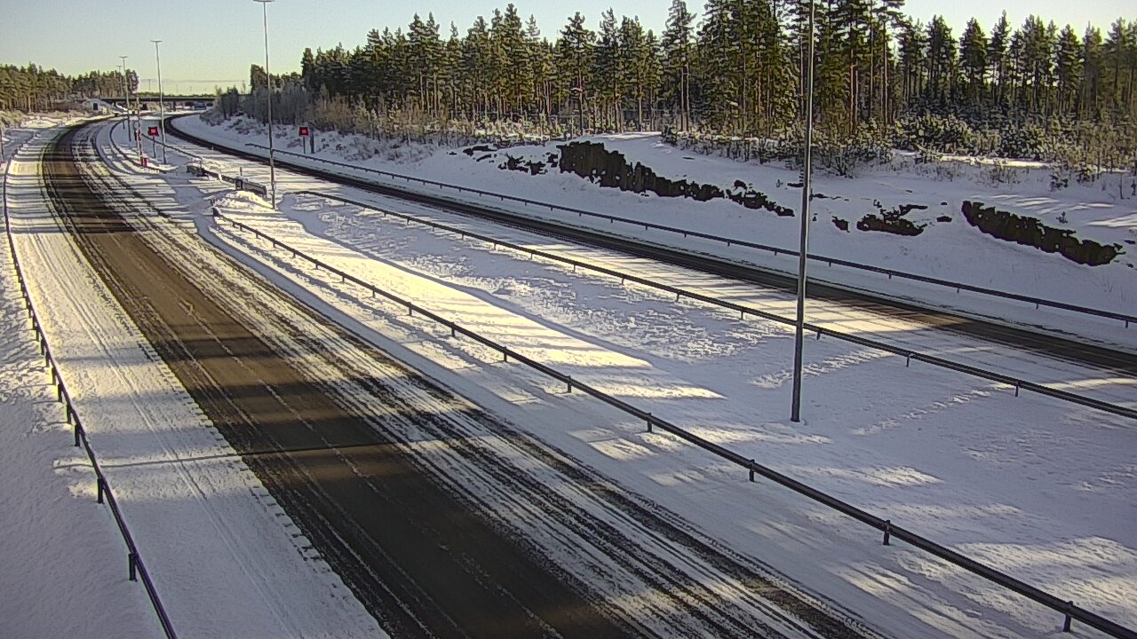 Weather Camera Image Väg 7 Vederlax, Vaalimaan tunneli, suuaukko öst, Virolahti, Kymenlaakso