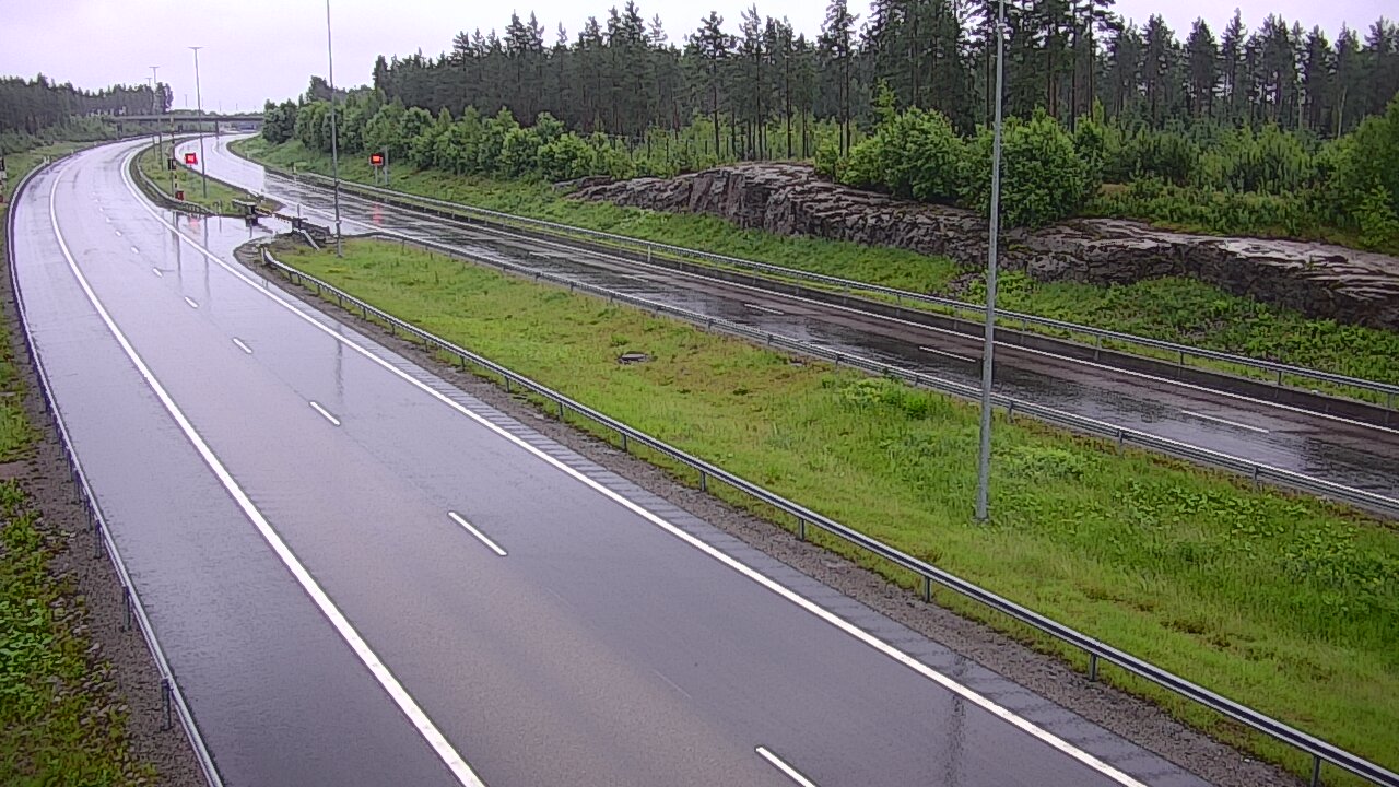 Weather Camera Image Road 7 Virolahti, Vaalimaan tunneli, suuaukko west, Virolahti, Kymenlaakso