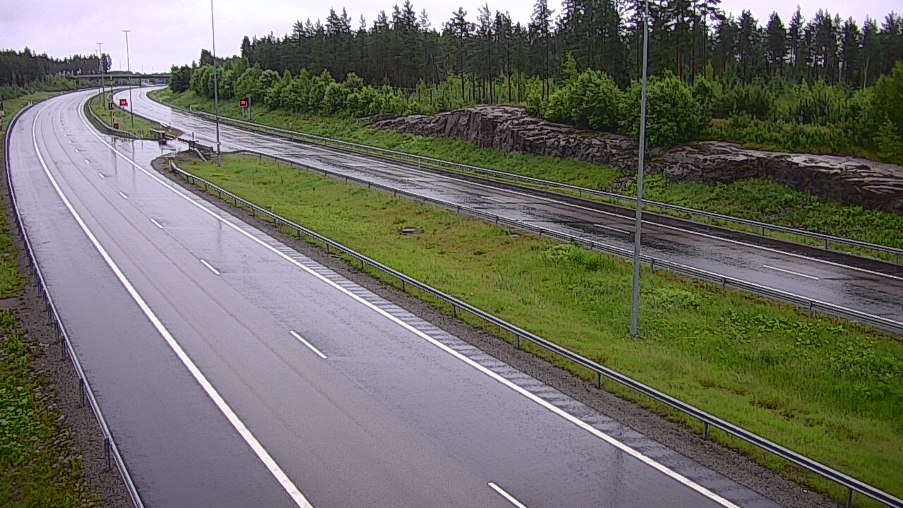 Weather Camera Image Väg 7 Vederlax, Vaalimaan tunneli, suuaukko öst, Virolahti, Kymenlaakso